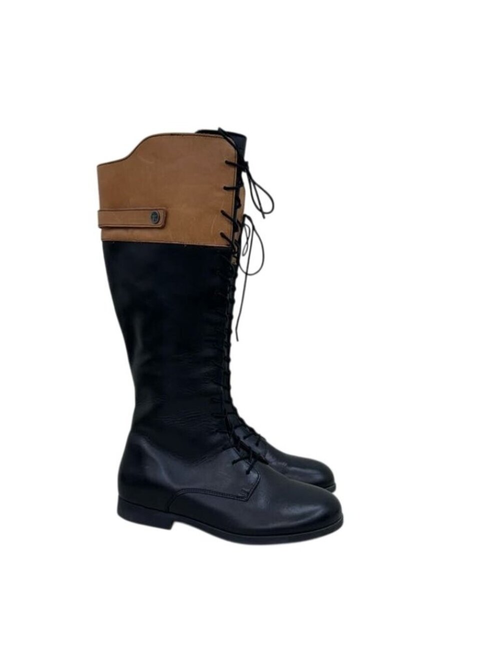 Birkenstock Longford Knee High Side Zip Boots Leather Riding Womens Size 40 US 9
